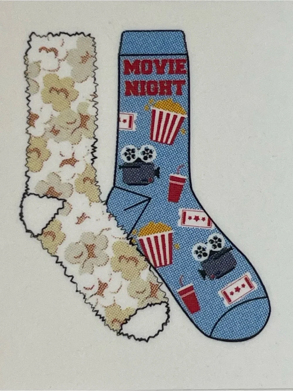 Socks Gift Box Popcorn 🍿 Set of 2